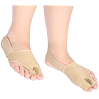 Corrector de juanetes- 1 par de correctores de juanetes y férulas de alivio de juanetes- almohadillas ajustables para el…